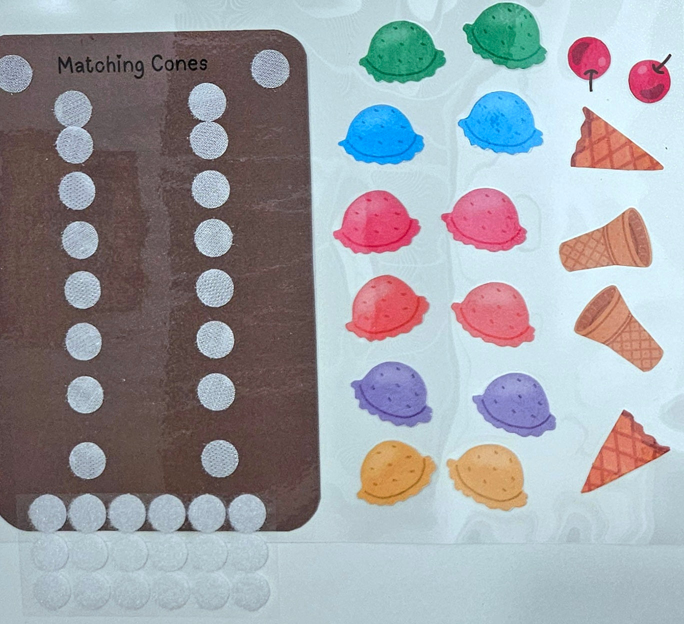 DIY Packet For Icecream Cone Color Matching