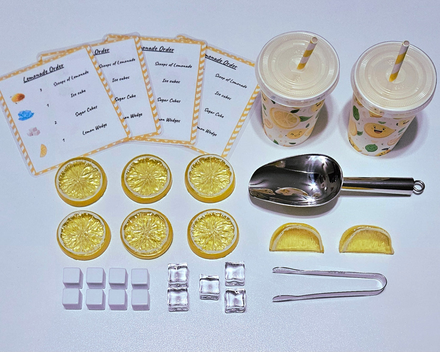 Lemonade Stand Sensory Bin