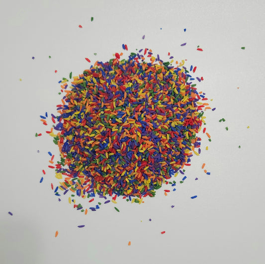 Acrylic Paint Dyed Rice 2 Cups